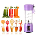 400ML Portable Electric Juicer Shaker Mixer Cup USB HandHeld 6 Blade Blender Mix Drinks Cocktail Coffee Juice