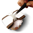 2pcs Muti-funtion Anti-static Elbow and Straight Stainless Steel Tweezer Cake Plier Sugarcraft Tool