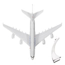 6.1inch Planes Airplane Model Diecast Aircraft Model Airline Kit Kids Adult  Alloy and Transparent Plastic Support Base Science Education