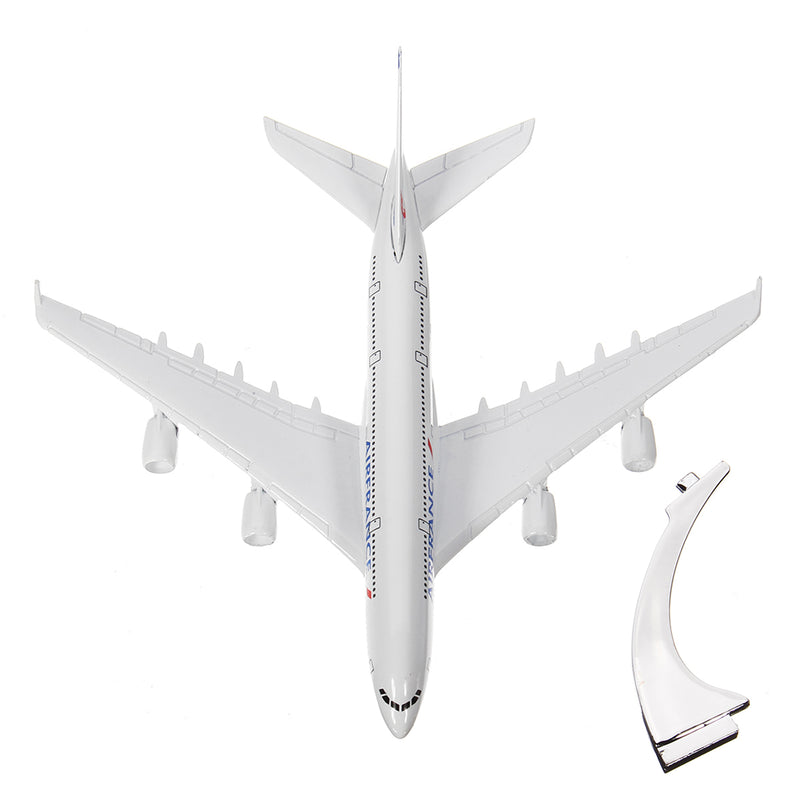 6.1inch Planes Airplane Model Diecast Aircraft Model Airline Kit Kids Adult  Alloy and Transparent Plastic Support Base Science Education