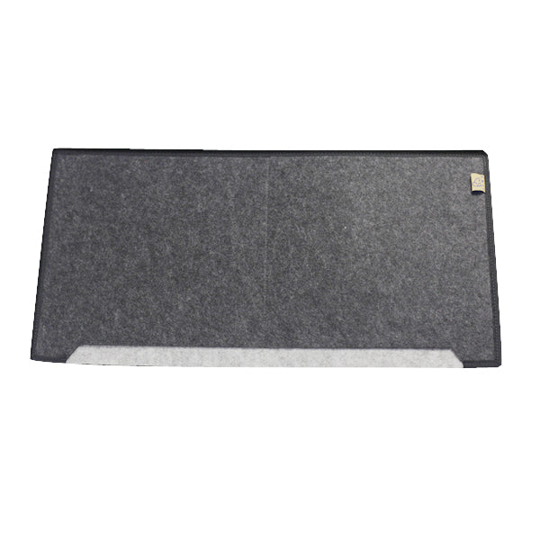 NGWX Super Large Simple Fashion 650x340mm Felt Computer Desk Pad-Brown/Dark Grey