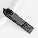 Bevel Black Stainless Steel Nail Clipper Anti-slip Handle Toenail Clipper Manicure Tool