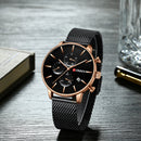 CURREN 8339 Fashion Business Men Watch Light Luxury Waterproof Large Dial Quartz Watch