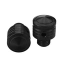Pair 10MM Billet Aluminium Threaded Motorcycle Motorbike Mirror Blanking Screw Plugs