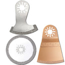 3pcs Diamond Oscillating Multitool Saw Blades for Fein Bosch Makita Multimaster Oscillating Tools