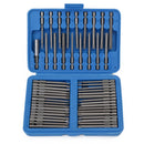 [Long Section] Drillpro 50Pcs Hex Screwdriver Bit Repair Tools Kit Screw Head Chrome Vanadium Steel Extra Bit Set