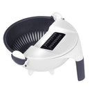 Multifunction Vegetable Cutter Slicer Chopper Peeler Drain Basket Kitchen Tool