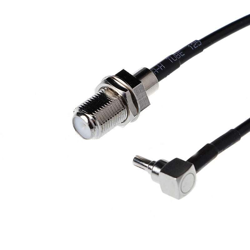 15CM RF Pigtail Cable F to CRC9 Connector F female to CRC9 Right Angle Crimp RG316 Pigtail Cable Wire