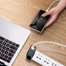 Baseus GS-QC571A 22.5W 5A QC3.0 Foldable Smart Quick Charge USB Charger with 5A Data Cable for Samsung S10+ Redmi K30 5G Tablet Notebook