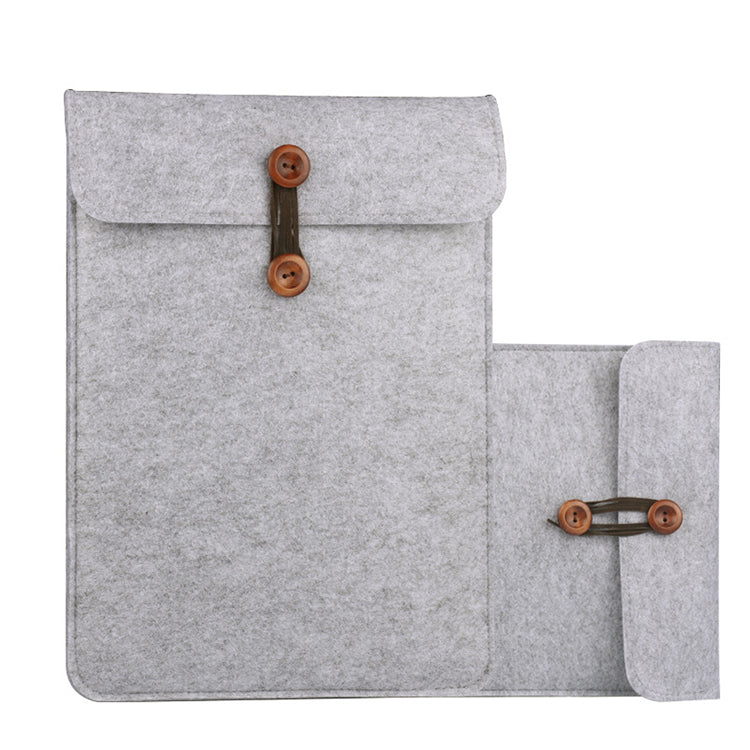 Soft Wool Felt Multifunctional Flip Shockproof Storage Sleeve Bag for iPad Mini 1&2&3&4