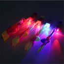 Amazing Flash LED Light Arrow Rocket Helicopter Rotating Flying Toy Party Fun Kids Outdoor Plane Toy
