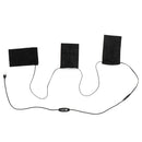 3 Gear USB Electric Heating Pads Thermal Vest Clothes Heated Mobile Warming Gear