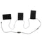3 Gear USB Electric Heating Pads Thermal Vest Clothes Heated Mobile Warming Gear