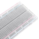 10pcs MB-102 MB102 Transparent Breadboard 830 Point Solderless PCB Bread Board Test Develop DIY