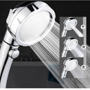 3 Mode High Turbo Pressure Shower Head Water Saving Ionic Filter Handheld Bath Showerhead