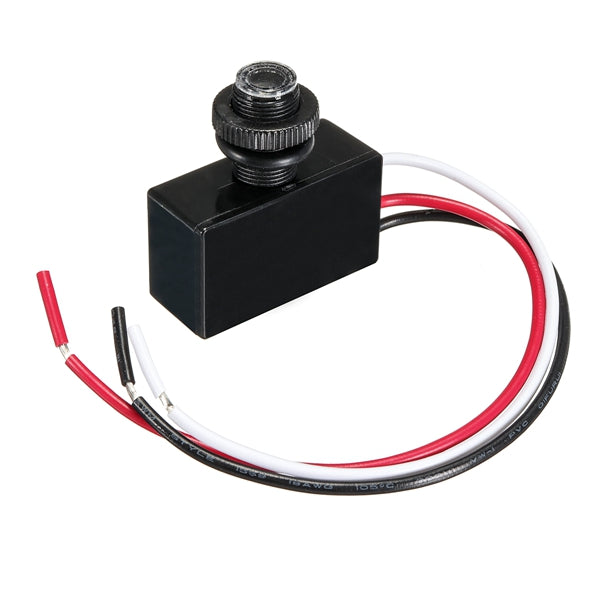 AC 80-277V Photoelectric Switch Photocell Dusk To Dawn Button Photo Control Eye Switch Flush Mount