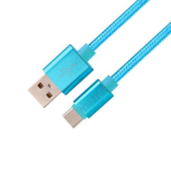 2.1A Braided Type C Data Sync Charging Cable 1m For OnePlus 5 Xiaomi 6 Samsung Note 8 S8