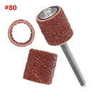 52pcs 80 120 Grit Sanding Drum Sleeves Sander with 2 Mandrels for Dremel Rotary Tool
