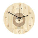 Loskii CC047 Creative Wall Clock Mute Wall Clock Cartoon Wall Clock For Home Office Decorations