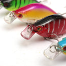 Bobing 5Pcs/Set 6.5CM 8.4G Carp Fishing Lure Wobbler Pesca Fish Minnow Bass Lure Crankbait