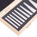 Machifit 12pcs Precision Angle Block Set 1/4 to 30 Degree Lathe Gauge Milling Machinist Lathe Tools