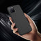 For iPhone 11 Pro Max Bakeey Carbon Fiber Texture Slim Soft TPU Anti-fall Anti-fingerprint Protective Case