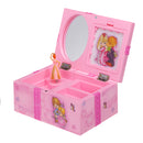 Girls Pink Ballerina Kids Musical Box Jewelry & Trinket Mirror + Photo Holder