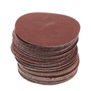 50pcs 3 Inch 40-7000 Grit Sanding Discs Sanding Polishing Pad Flocking Sandpaper
