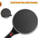 220V Non-stick Electric Crepe Pizza Maker Pancake Machine Griddle Kitchen Cooking Stove