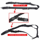 Dual-Point 2 Tactical Sling Swivels Strap Multifunction Mission Adjustable Oblique Crossing Shoulder