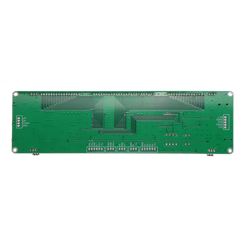 DIY AK2515 VFD Music Audio Spectrum Indicator Kit 15 Level VU Meter Screen Display Amplifier Board Precision Clock Adjustable AGC Mode