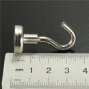 5pcs N52 16x35mm Magnetic Strong Hook Pot Magnet Neodymium Magnet Salvage Tool