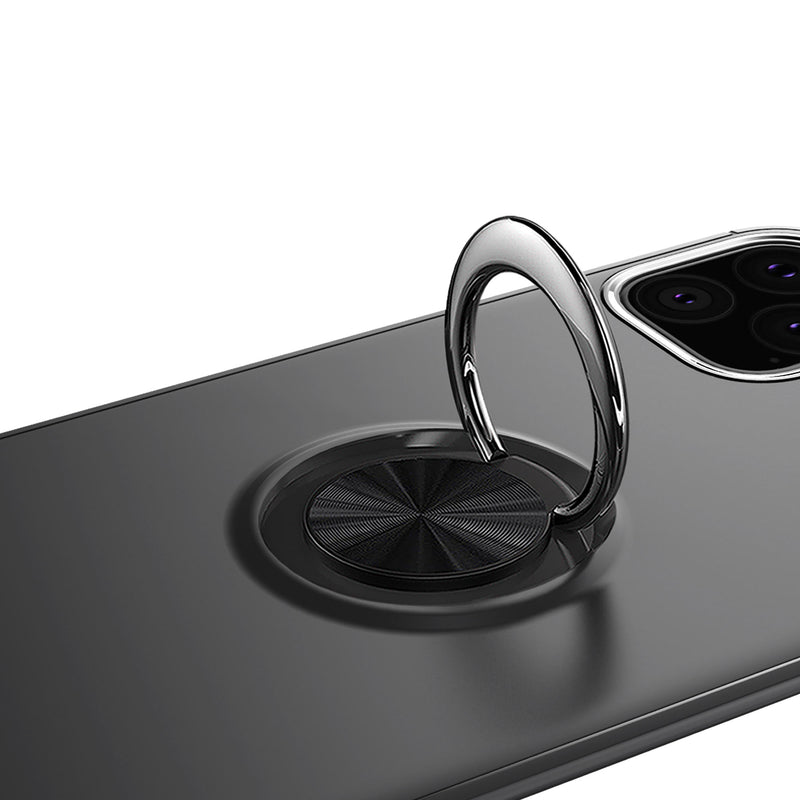Bakeey 360 Rotating Magnetic Ring Holder Soft Silicone Shockproof Protective Case for iPhone 11 Pro Max 6.5 inch