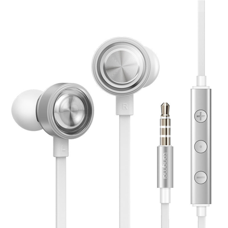 Tangmai F5 3.5mm Jack In-ear Earphone Noise Cancelling Stereo Headphone with Mic for iPhone Xiaomi