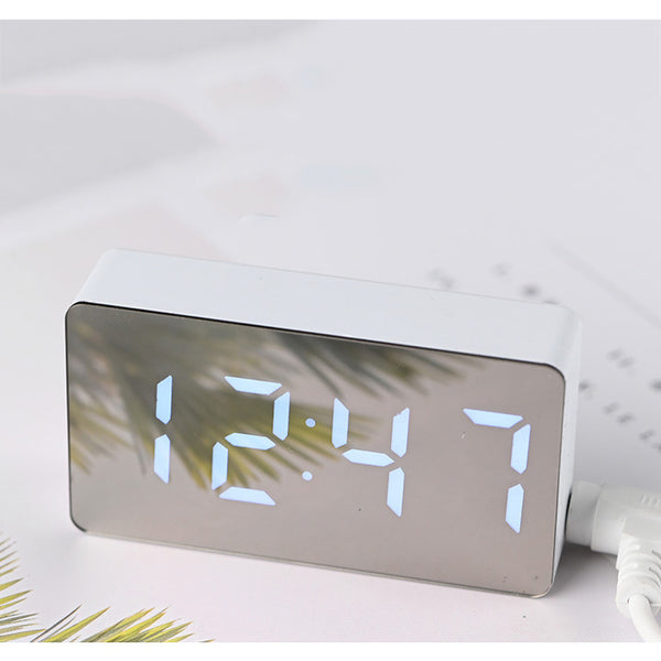 CITIPLUS OS-001 Creative Digital Alarm Clock LED Table Clock Electronic Time Date Temperature Display Home Decorations