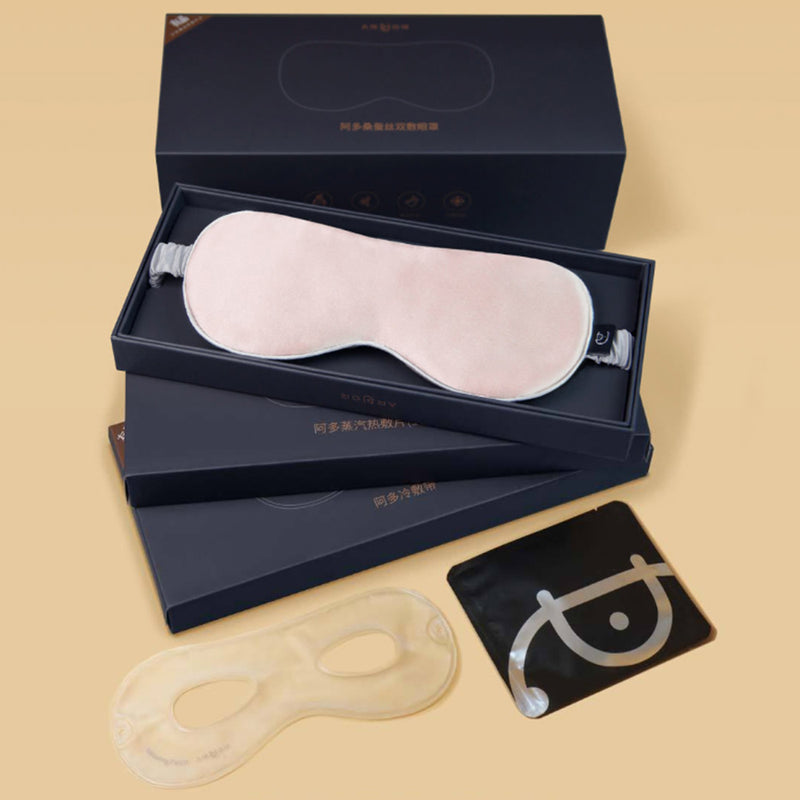 ARDJOR Silk Eye Mask Fast Heating Smart Temperature Anti-Wrinkles Eye Patch Massager Fatigue Relief Sleep