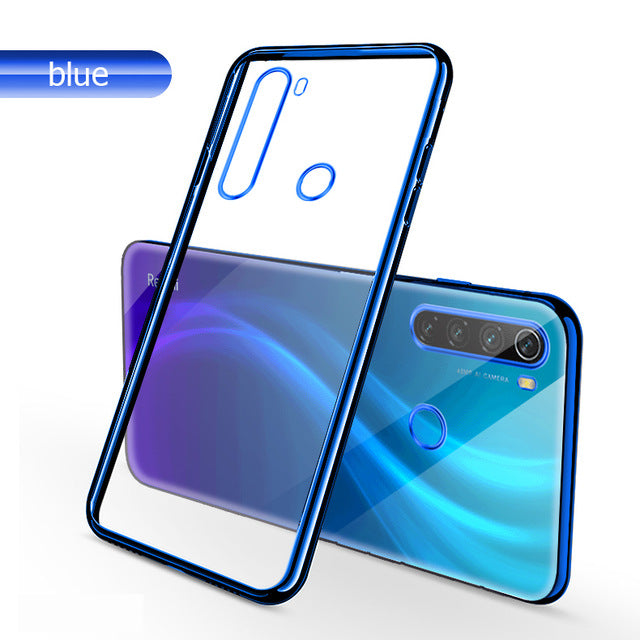 For Xiaomi Redmi Note 8 Case Bakeey Ultra-thin Shockproof Elac-plating Soft TPU Protective Case
