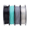 CCTREE Black+Cyan+Gray+Transparent Set 200g/Roll 1.75mm ST-PLA Filament for 3D Printer