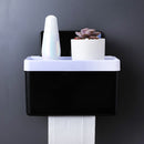 Wall-mounted Tissue Paper Container Box Holder Storage Organizer Shelf Bathroom Tissue Box