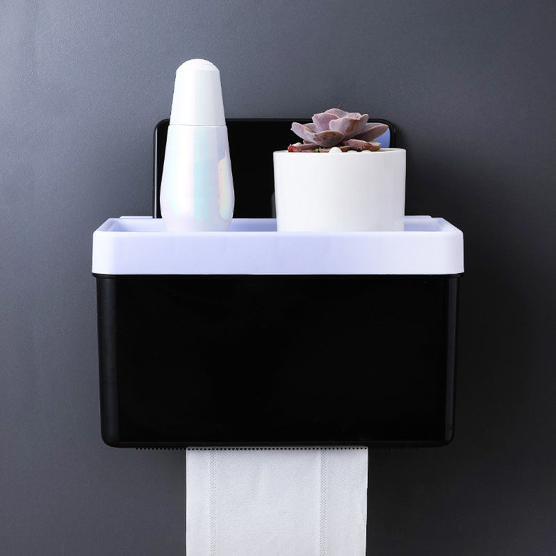 Wall-mounted Tissue Paper Container Box Holder Storage Organizer Shelf Bathroom Tissue Box