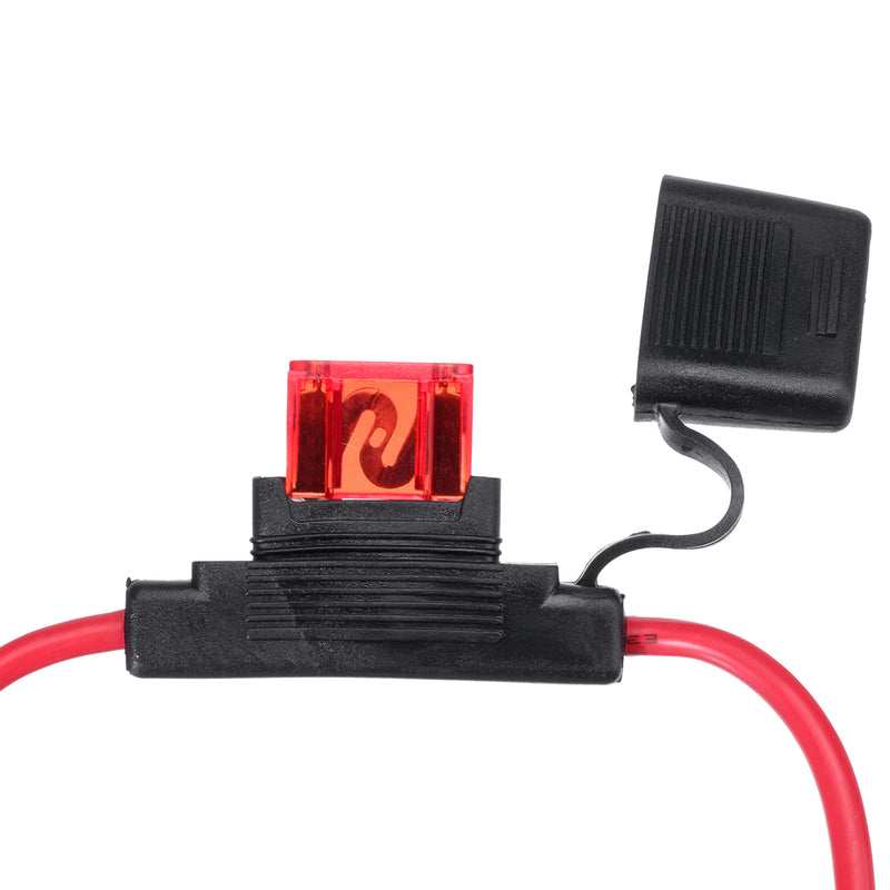 50A Maxi Car Fuse with Weatherproof Holder 8AWG (8B&S) Wire Dual Battery for Car