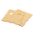 3pcs Transparent Acrylic Housing Shell For 6J1 Tube Preamplifier Amplifier Module Case