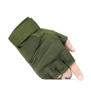FREE SOLDIER 1Pair Tactical Gloves Wear Resistant Outdoor Safety Work Hands Protector Half Finger Glove For Hunting Sport Cycling