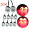 10pcs Motorcycle 5630 18mm 3Led Eagle Eye Lamp Daytime Running Lights Red