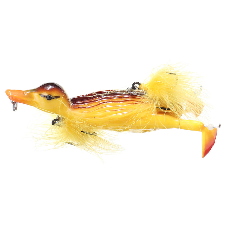 ZANLURE 3D water Fishing Lure Duck Floating Treble Hooks For Bass/Pike/Catfish /Musky