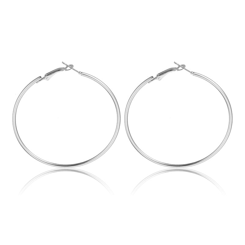 Exaggerated Large Circle Ring Hoop Women Earrings