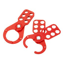 Industrial Safety Jaw Lock Durable Steel Lockout With Hook Security Hasp Padlock