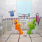 Multifunctional Toilet Shape Tape Dispenser Office Stationery Magnetic Storage Box Pen Holder