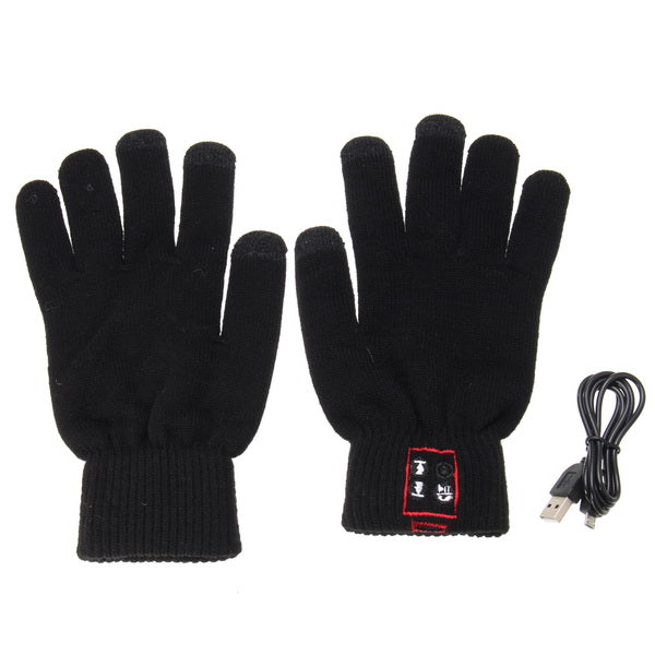 Elastic Wool Touch Screen Gloves With bluetooth Function Outdoor Motorcycle Bike Electric Scooter