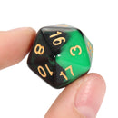 10 Pcs Night Elf Green RPG Polyhedral Dice Sets with Pouches